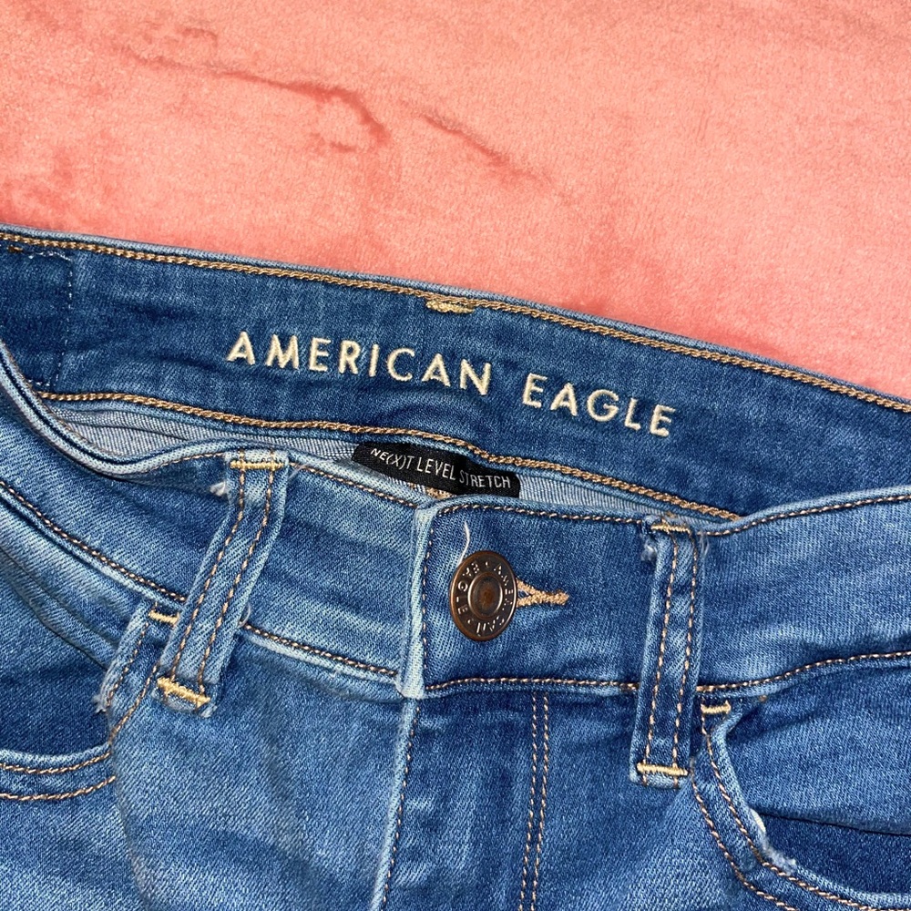AE 0 regular high rise skinny jeans